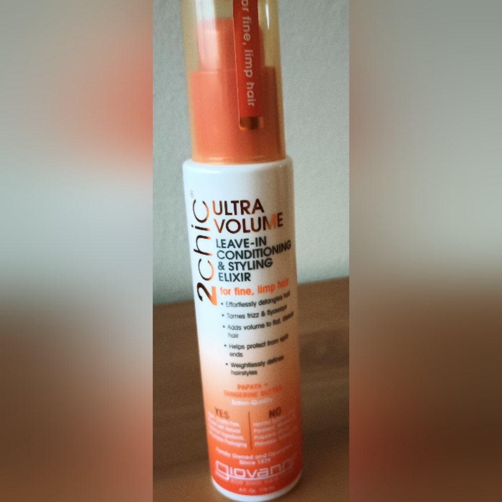 Giovanni 2Chic Ultra Volume Leave in Conditioner & Styling Elixir